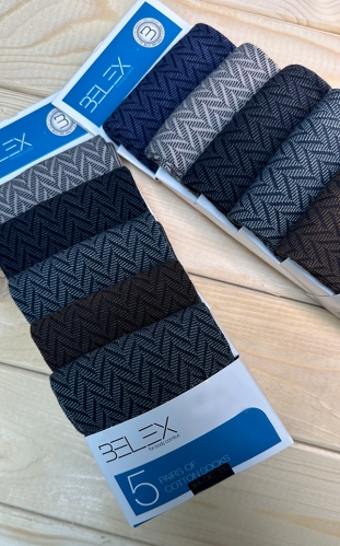 جوراب مردانه ساقدار 5 عددی(طرح 3)