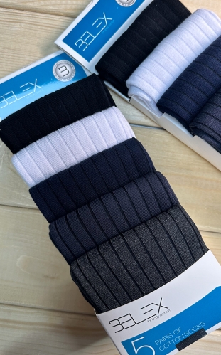 جوراب مردانه ساقدار 5 عددی(طرح6)