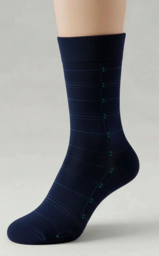 جوراب ساقدار مردانه سوپر پنبه طرح 37