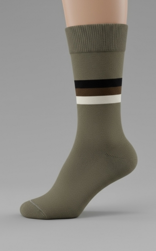 جوراب ساقدار مردانه سوپر پنبه طرح 9