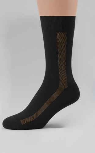 جوراب ساقدار مردانه سوپر پنبه طرح 18