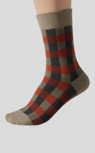 جوراب ساقدار مردانه سوپر پنبه طرح 32