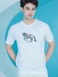 تی شرت مردانه یقه گرد طرح horse